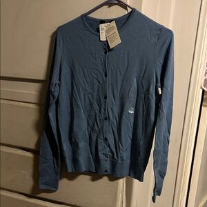 Uniqlo Women's Teal Cardigan Sweater